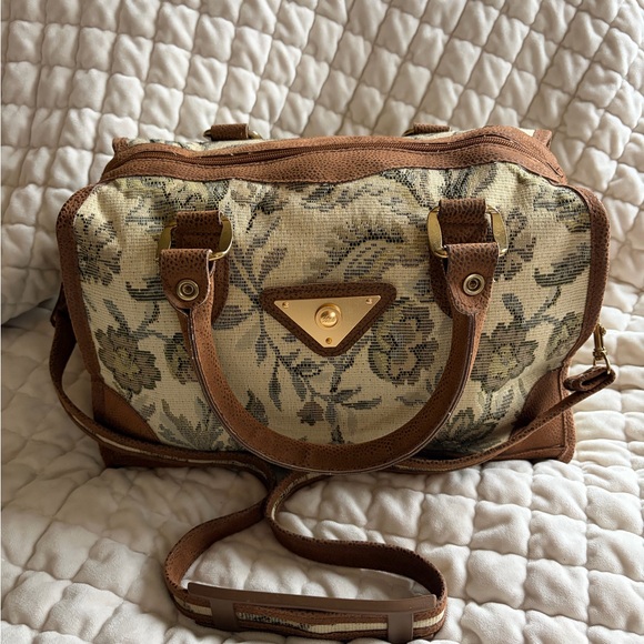 Vintage Verdi Tapestry small luggage bag - Picture 7 of 10